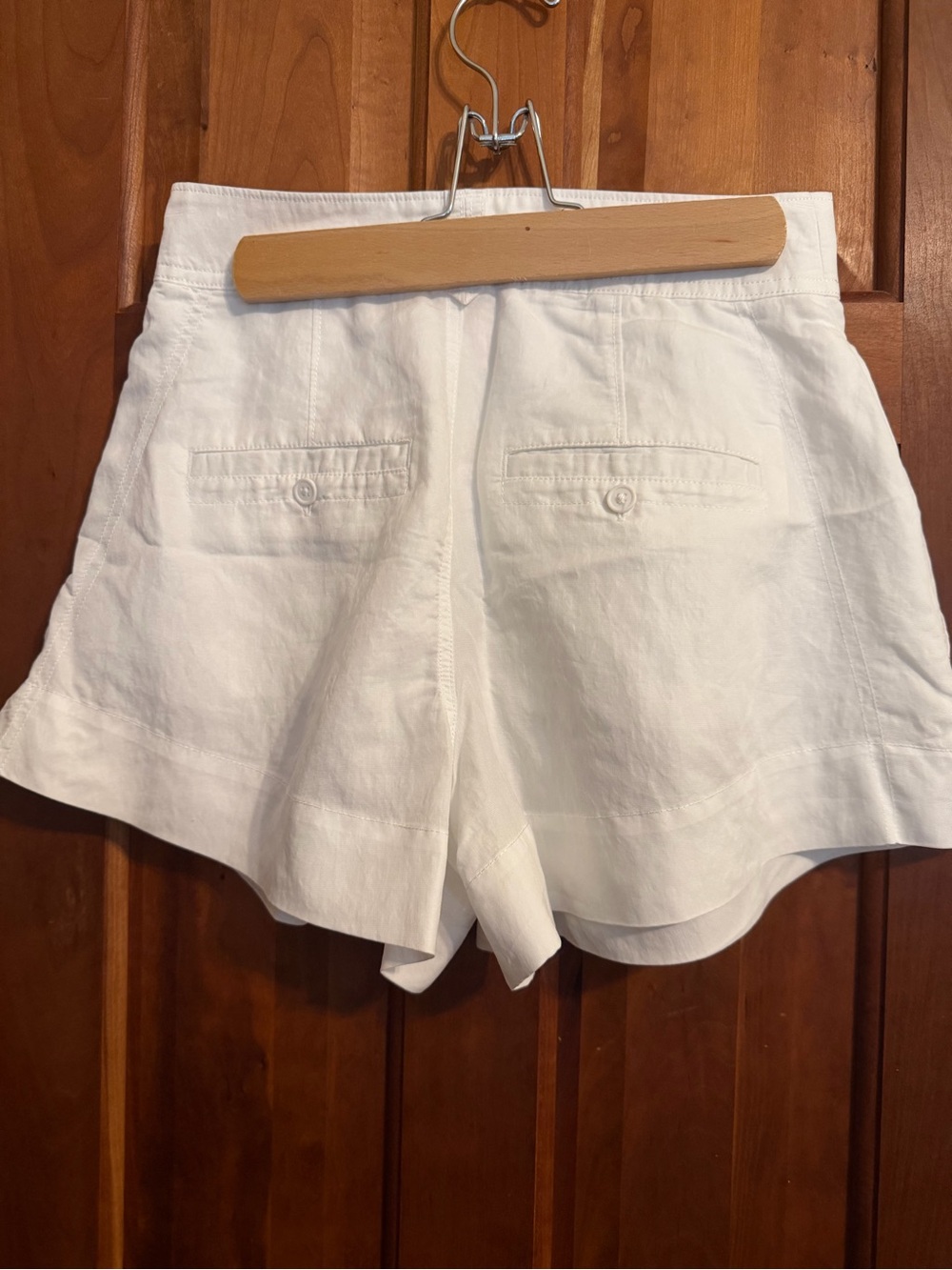 Free People Women's White Viscose Shorts